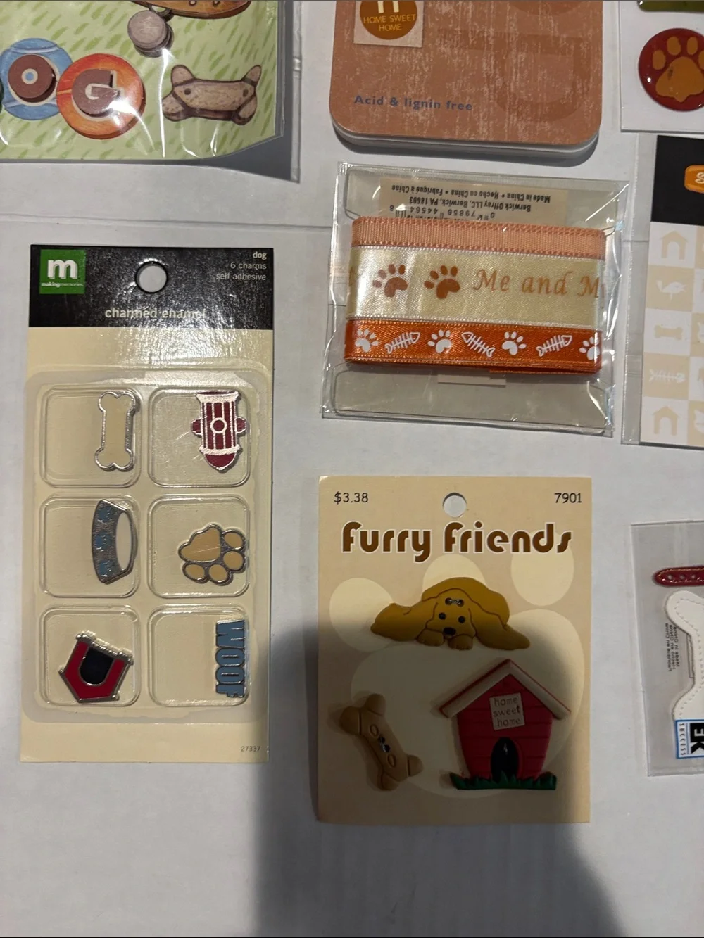 Scrapbooking Dog & Puppy Sticker Pack - Assorted lot 10